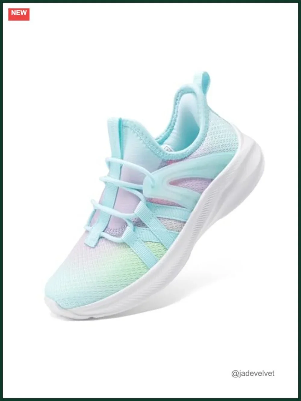 Kids Slip On Sneakers - Lightweight Breathable Tennis Shoes